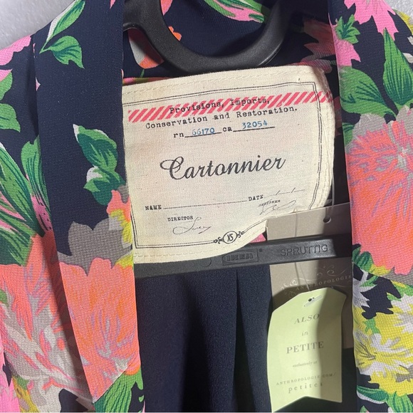 Anthropologie Cartonnier Floral Blazer NWT - Picture 10 of 10